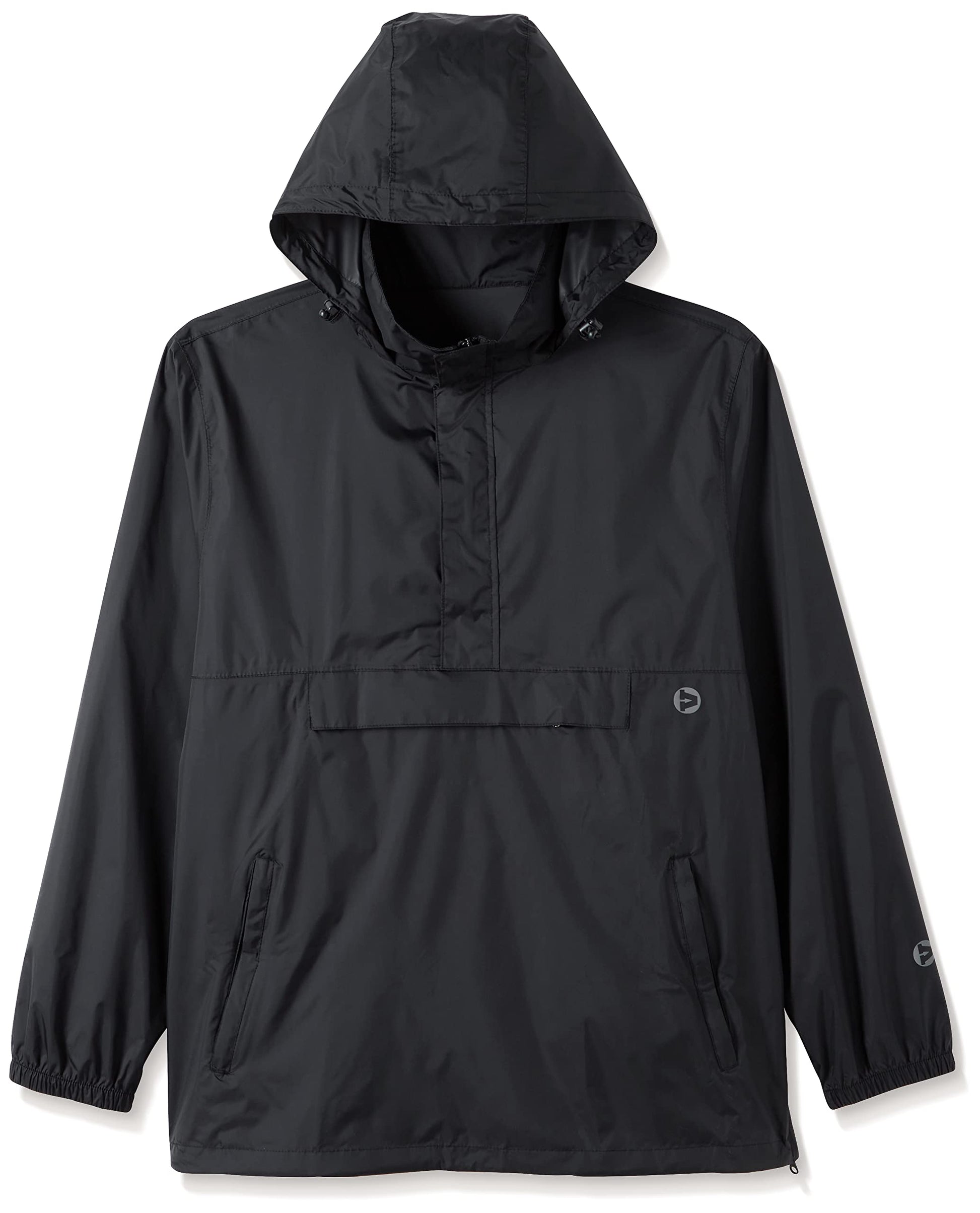 Packable Rain Jacket Men's Lightweight Waterproof Rain Shell Jacket Raincoat with Hood for Golf Cycling Windbreaker - Foeran